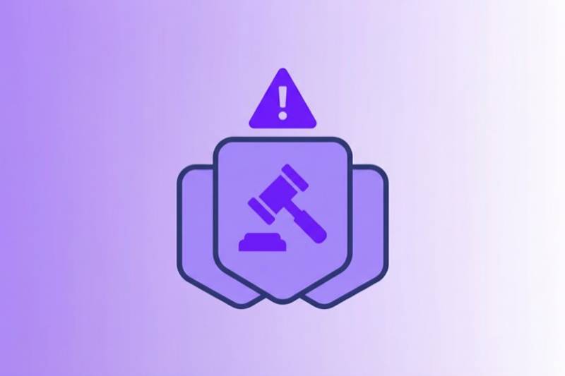 Compliance enforcement 2026 fintech crackdown — multi-regulator badge and gavel icon