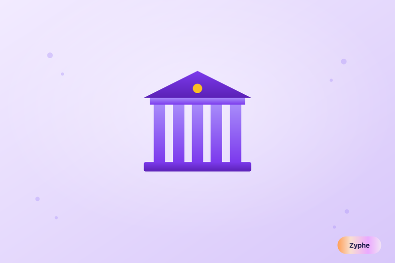 Classical bank facade with columns representing correspondent banking due diligence