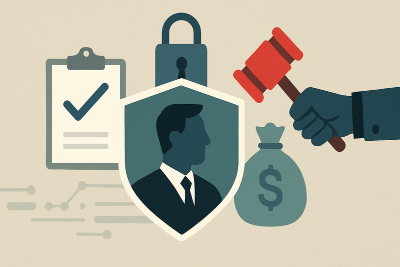 Editorial illustration for the article "QuinnBet to pay £609,104 after the Gambling Commission found its AML controls failed".