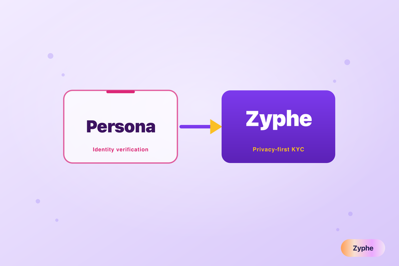 Persona versus Zyphe, the privacy-first KYC and identity verification alternative