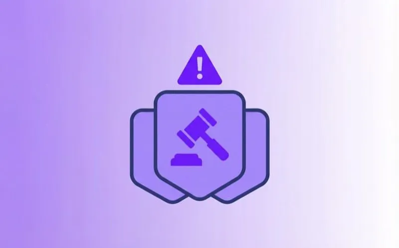 Compliance enforcement 2026 fintech crackdown — multi-regulator badge and gavel icon