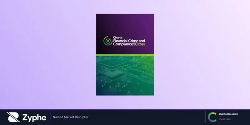 Zyphe FCC50 2026 Market Disruptor recognition by Chartis Research